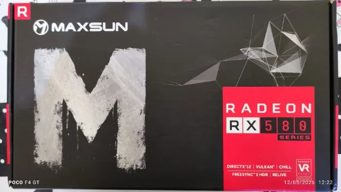 Placa de vídeo Rx 580 8gb
