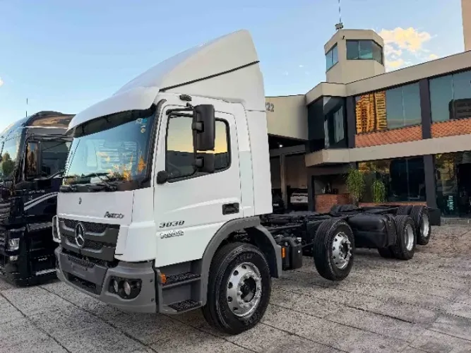 Mb 3030 Atego Ano 2021 Bitruck Cabine Bolha 8x2 0km Chassi