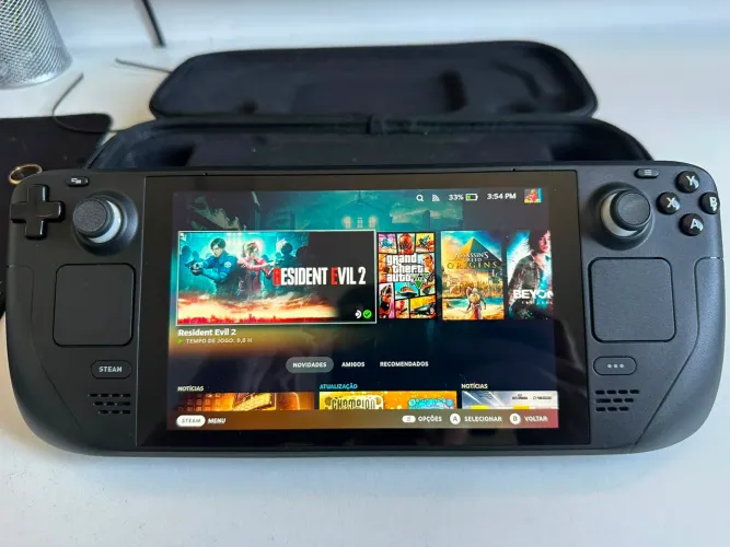 Steam deck 512GB Semi-novo, Zerado!!!