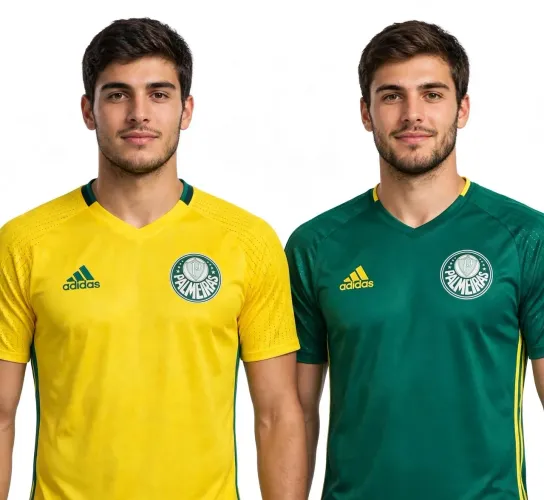 2 Camisas de Treino Palmeiras Adidas 2016 G - Originais de Coleção. 
