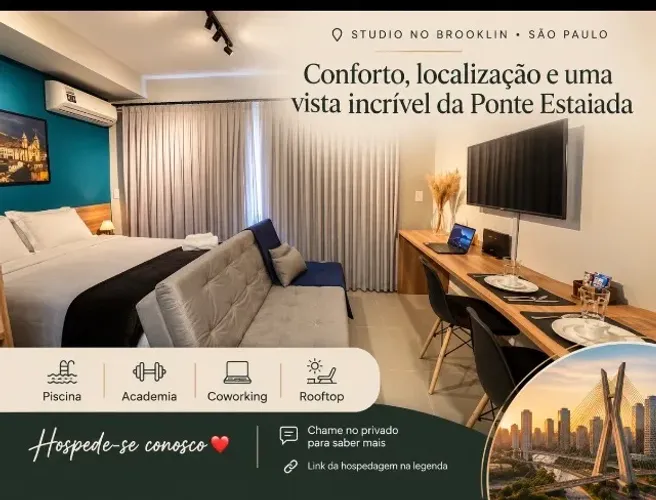 Hospedagem Especial no Brooklin | São Paulo