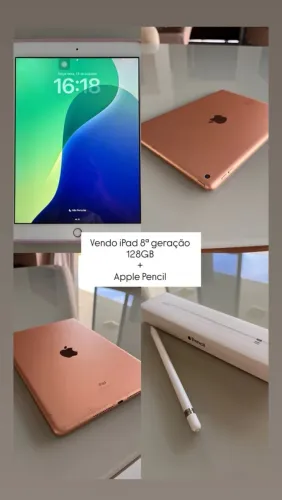 Vendo Ipad 8º geração e Apple pencil
