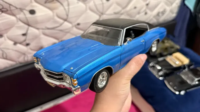 Miniatura Chevrolet Chevelle SS 454 (ano 1971) Escala 1/18