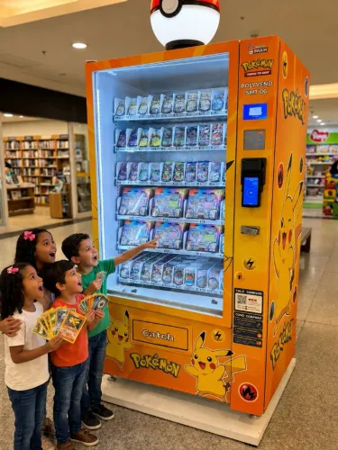 Máquina para cards Pokemon á partir de 10.500