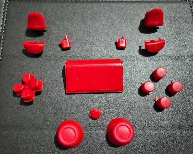 Botões Vermelhos Controle PS4