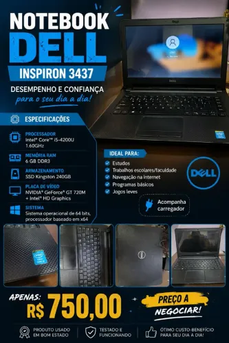 Notebook Dell Inspiron 3437