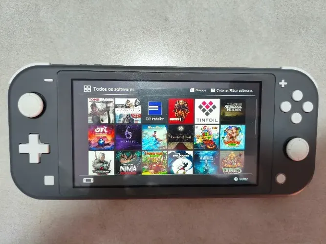 Nintendo Swith lite desbloqueado + Jogos