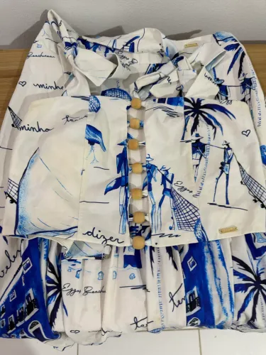 Conjunto estampa pontos turísticos de slz , TAM M