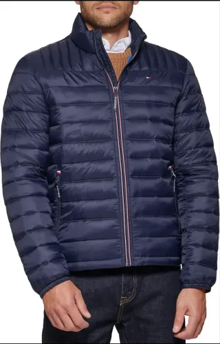 Jaqueta Tommy Hilfiger marinho original GG 