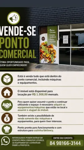 Vende-se ponto comercial