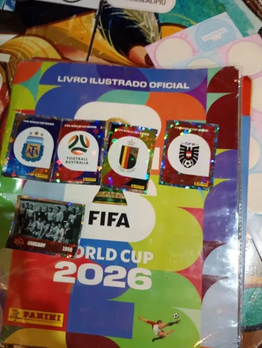 Figurinha da copa 2026 brilhante