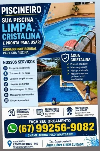 Piscineiro profissional 