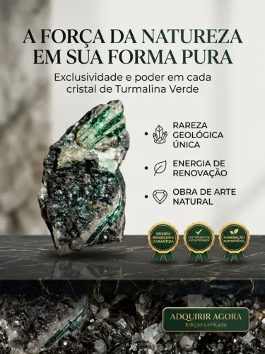 Turmalina verde na matriz com muitos canudos, peça perfeita Canudos translúcidos.