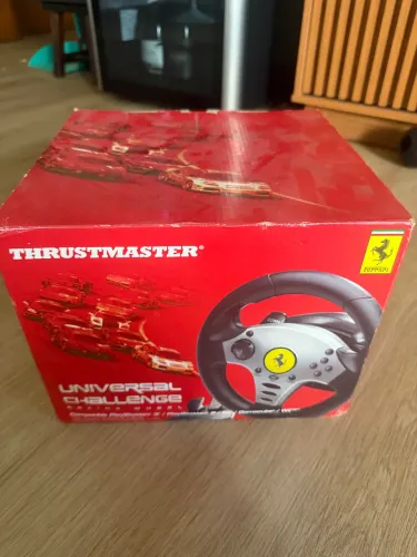 Volante Thrustmaster Ferrari Universal Challenge Completo na Caixa 
