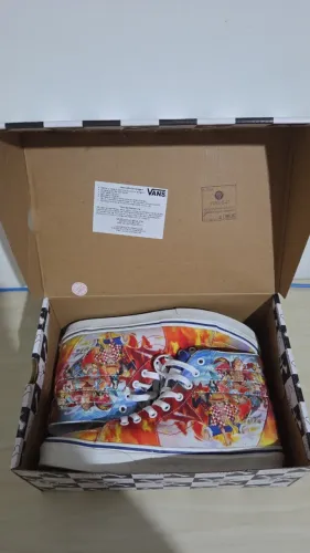 Tênis Vans One Piece Original Cano Alto Tam 39 - Bem Conservado