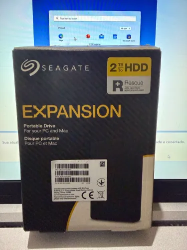 HD Externo Seagate Expansion 2TB Original | Estado de Novo | Pouquíssimo Uso