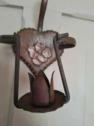 Palmatória para uma vela