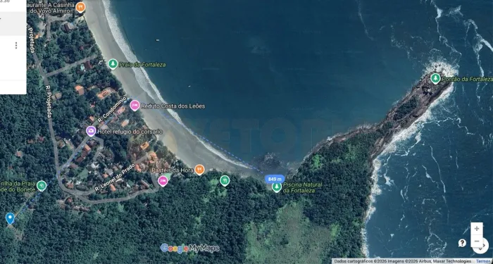 Área à venda, 2096 m² por R$ 1.215.000,00 - Praia da Fortaleza - Ubatuba/SP