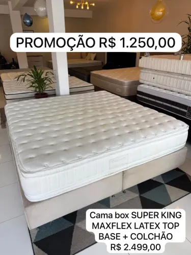 Cama Box KING MAXFLEX LÁTEX - ENTREGO