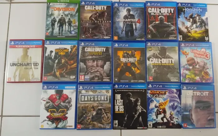 Lote jogos PS4