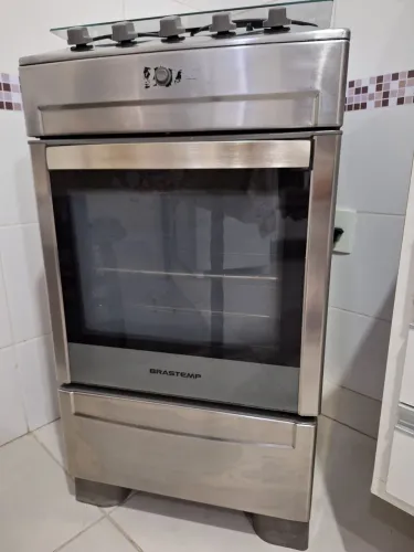 Fogão Brastemp Inox 4 Bocas Automático