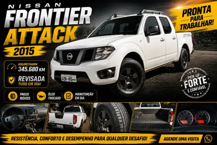 Nissan Frontier SV AT. CD 4X4 2.5 TB Dies. Aut. 2015
