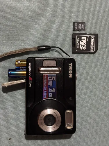 câmera digital tron digitron s5m 5mp - acompanha cartão sd