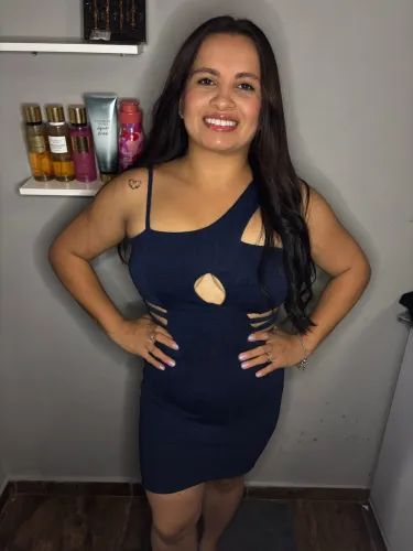 Vestido azul fitwell 