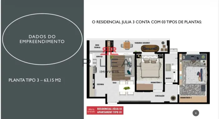 Apartamento no Residencial Julia III