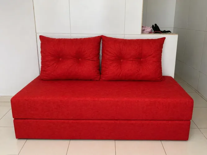 Sofa cama 2 ALMOFADÕES de fábrica 