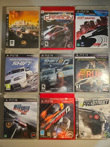 Lote Jogos Coleção Completa Need for Speed - PS3