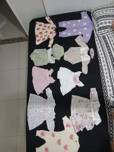 Lotinho de roupas de bebê menina 0-3 meses + jma sacola