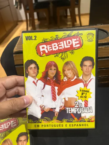 DVD Rebelde Novela temporada 2 volume 2 e 3