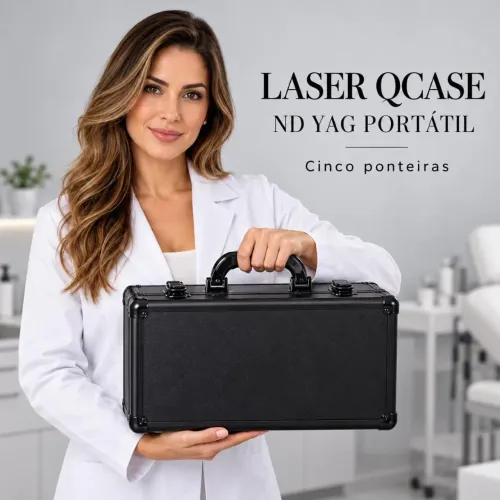 LASER DE REMOÇÃO DE TATUAGEM ND YAG MALETA 