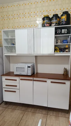 Armário de cozinha 6 portas 2 gavetas