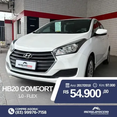 Hyundai HB20 Comf./c.plus/c.style 1.0 Flex 12V 2018