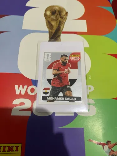 Figurinha Legend ?MOHAMED SALAH? Prata + Tag NFC de Identificação