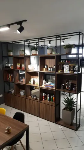 Estante estilo industrial