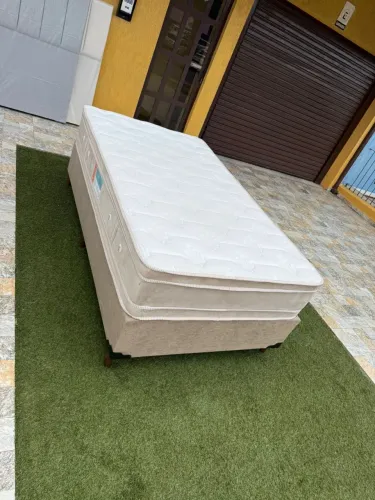Colchão de Viúvo mais base box - Entregamos!
