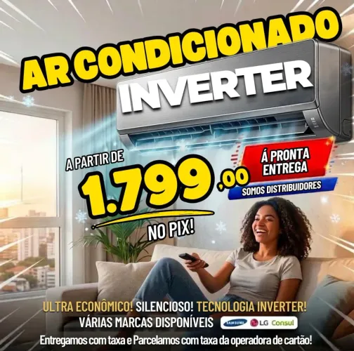 AR CONDICIONADO 9.000 BTUS NOVO
