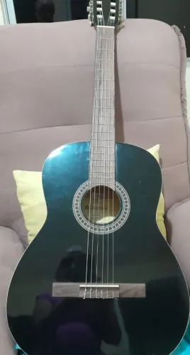 Violão Giannini GCX-15BK Em Aço (Usado) + Capa