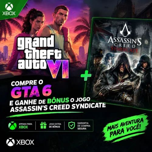 GTA 6 Xbox Series X/S + Jogo bônus (SOMENTE NATAL/PARNAMIRIM)
