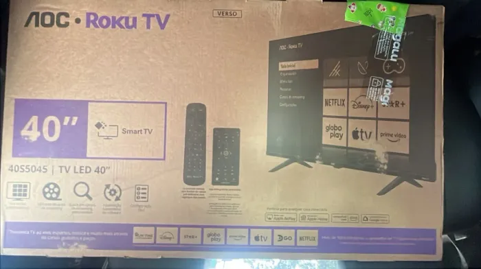 Vendo duas tv nova na caixa!