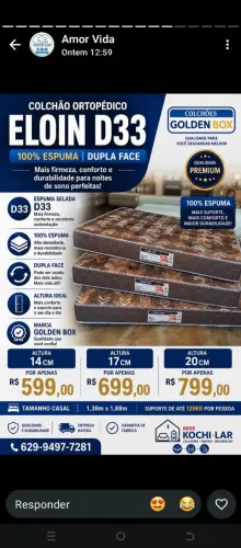 Colchão de casal entregamos hoje na sua casa