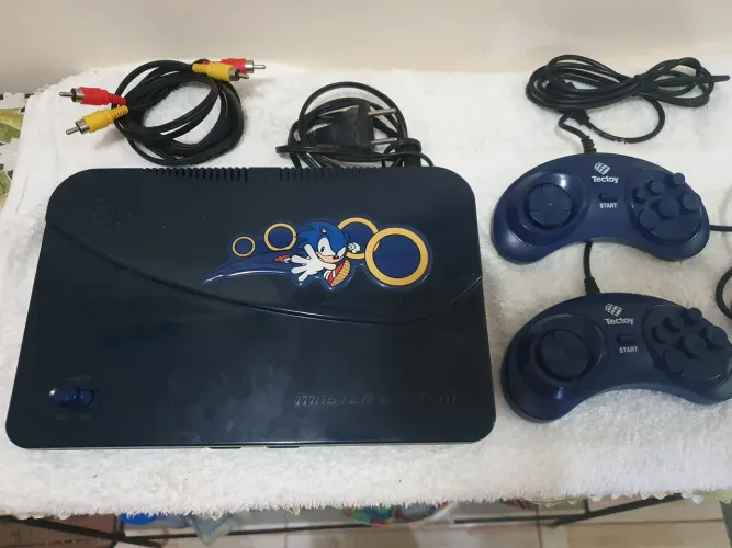 Master system Evolution Tectoy com 132 jogos e 2 controles