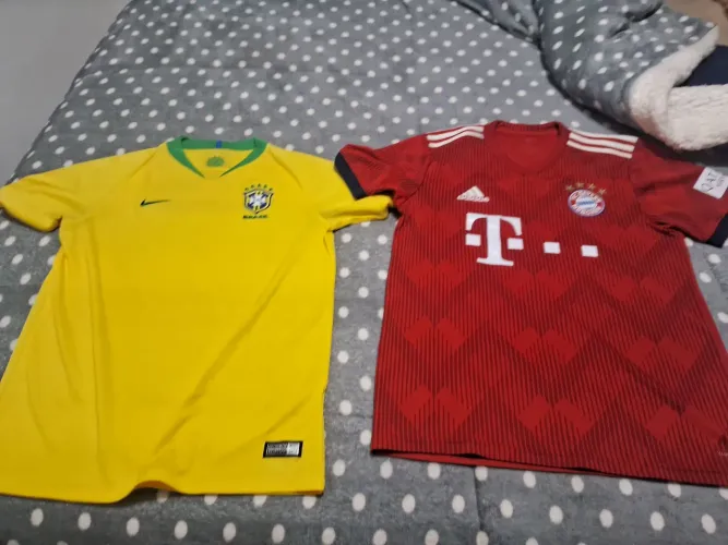 Vendo camisas originais seleção brasileira e camisa original Bayer de munichen