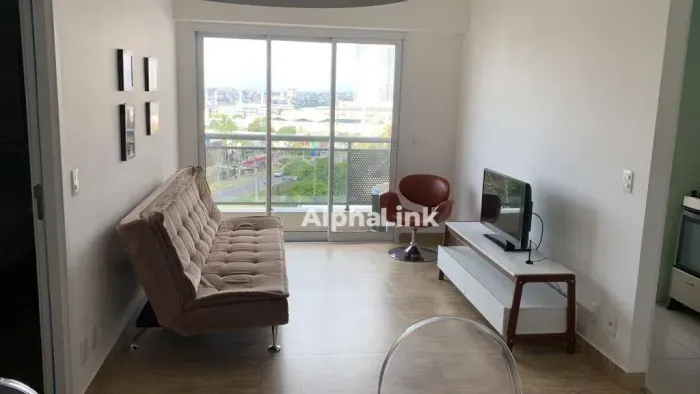 Apartamento com 1 dormitório mobiliado para venda ou alugar, 49 m² - Alphaville - Barueri/