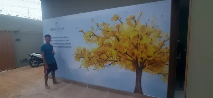 Instalação de adesivos