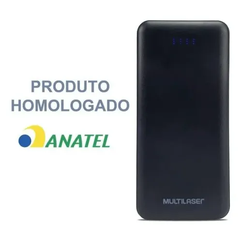 Power Bank Carregador Portátil Multilaser Concept 20000mah Polímero