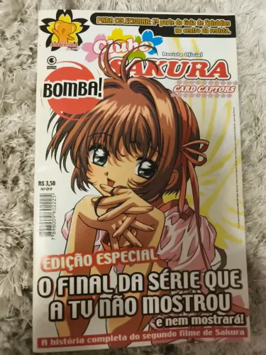 Raridade: Revista Clube Sakura Card Captors Nº 09 - Editora Conrad